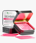 DreamEase oral strip packaging with open case on a white background