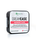 DreamEase Raspberry Melatonin & Strips – unwind naturally with valerian, lavender, chamomile & hibiscus; melt stress away, regulate your sleep‑wake cycle, and wake up refreshed and energized
